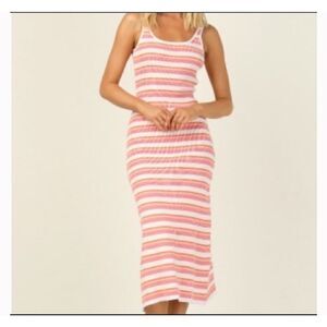 NWT Runway Scout Striped Ribbed Dress Sz. XS